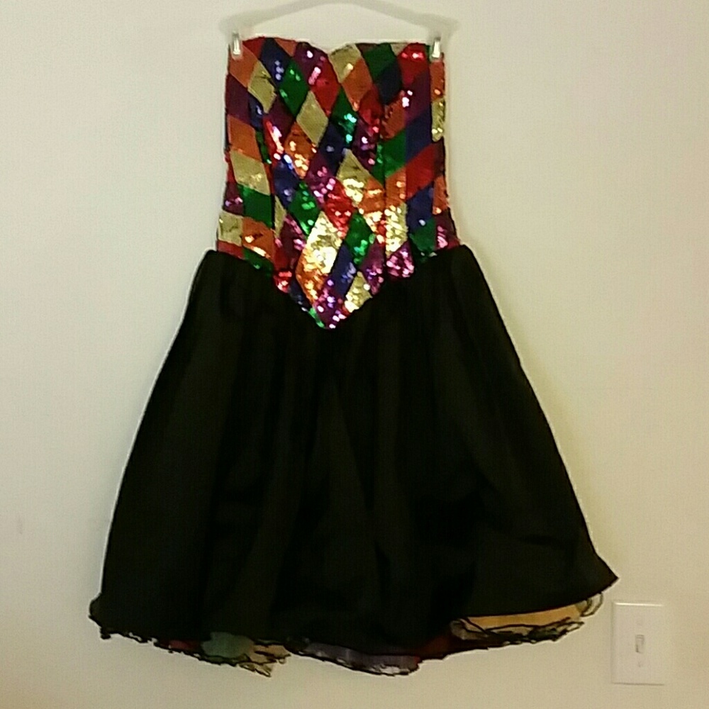 Vintage Evening/Prom Mini Dress